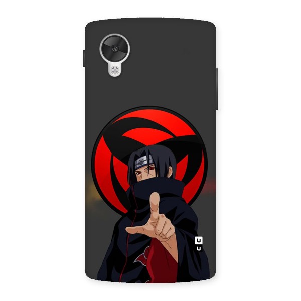 Itachi Uchiha With sharingan Back Case for Google Nexus 5