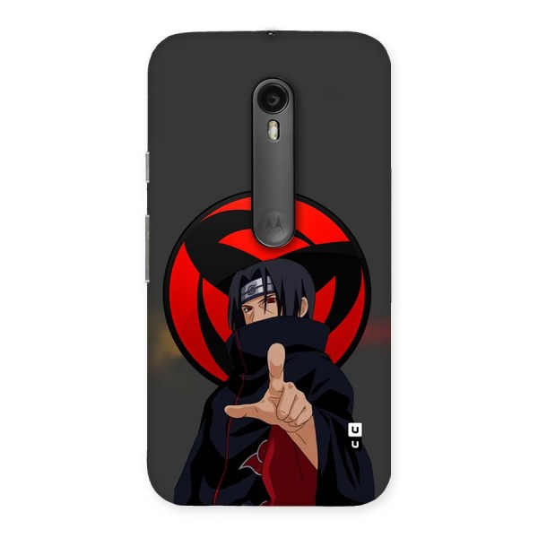 Itachi Uchiha With sharingan Back Case for Moto G3