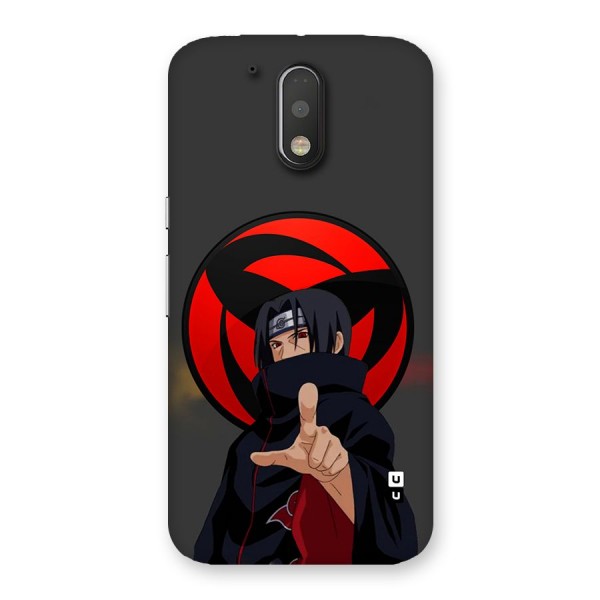 Itachi Uchiha With sharingan Back Case for Moto G4 Plus