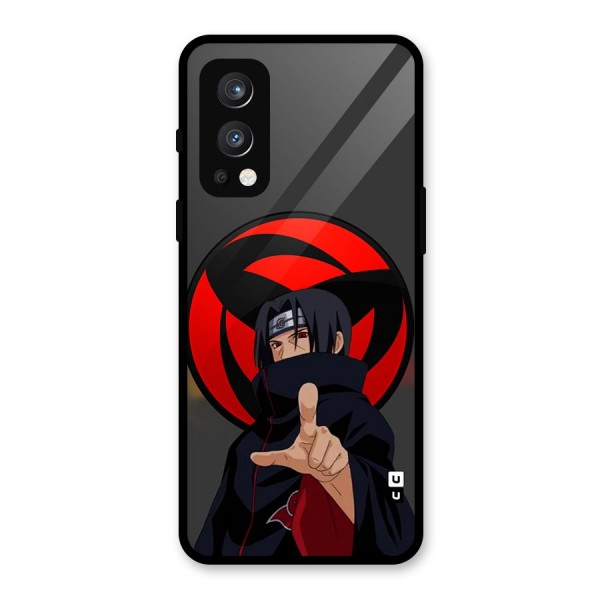 Itachi Uchiha With sharingan Glass Back Case for OnePlus Nord 2 5G