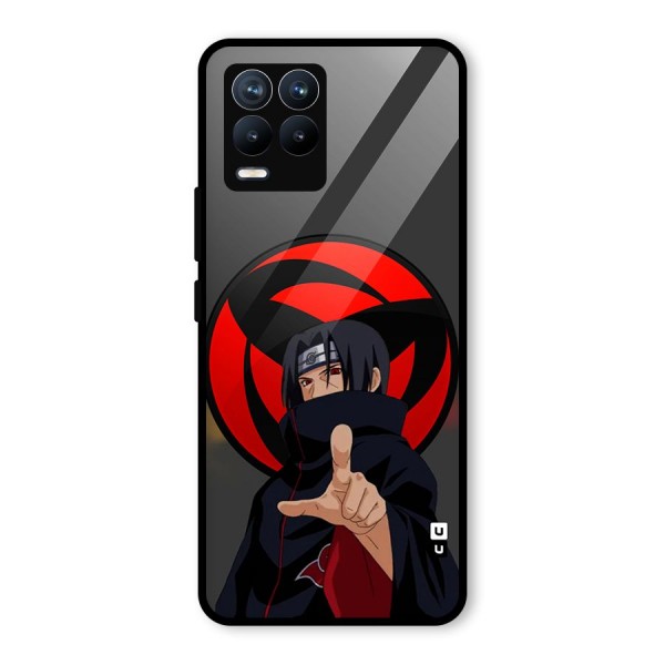 Itachi Uchiha With sharingan Glass Back Case for Realme 8 Pro