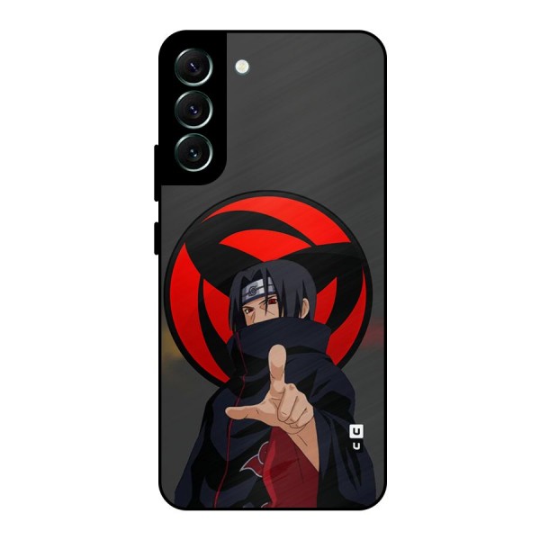 Itachi Uchiha With sharingan Metal Back Case for Galaxy S22 Plus 5G