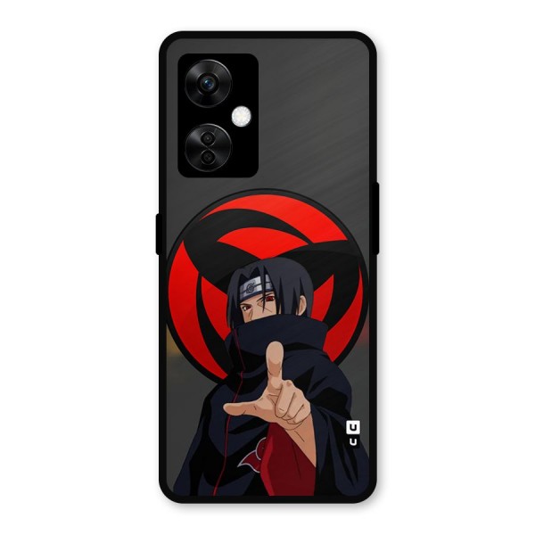 Itachi Uchiha With sharingan Metal Back Case for OnePlus Nord CE 3 Lite