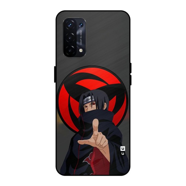 Itachi Uchiha With sharingan Metal Back Case for Oppo A74 5G