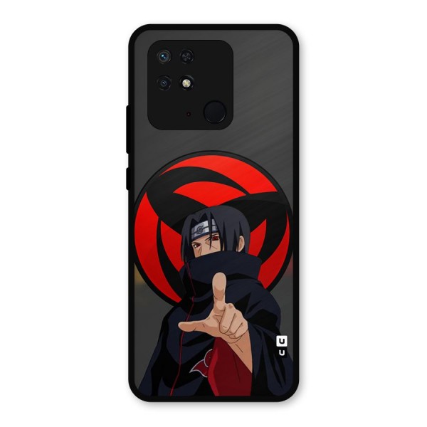 Itachi Uchiha With sharingan Metal Back Case for Redmi 10 Power