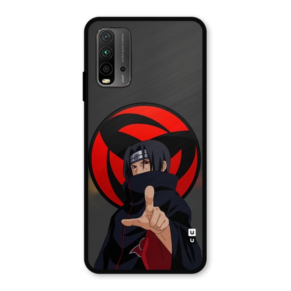 Itachi Uchiha With sharingan Metal Back Case for Redmi 9 Power