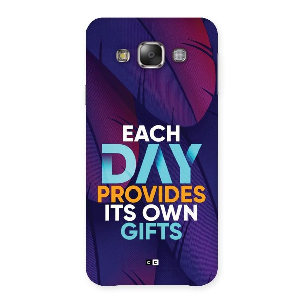 Its Own Gifts Back Case for Galaxy E7
