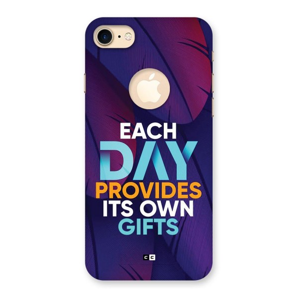 Its Own Gifts Back Case for iPhone 8 Logo Cut