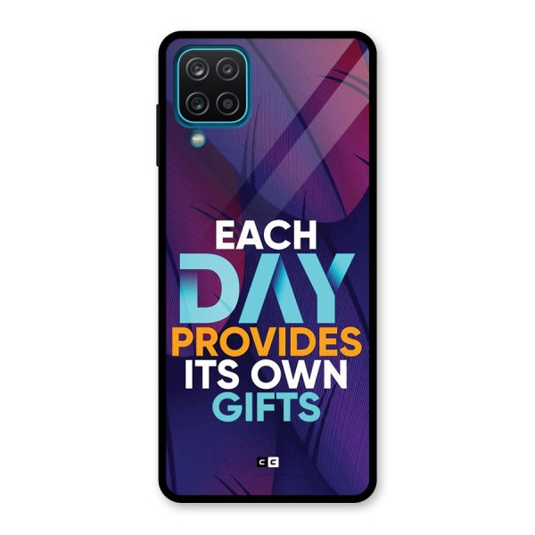 Its Own Gifts Glass Back Case for Galaxy A12