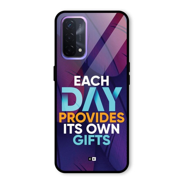 Its Own Gifts Glass Back Case for Oppo A74 5G
