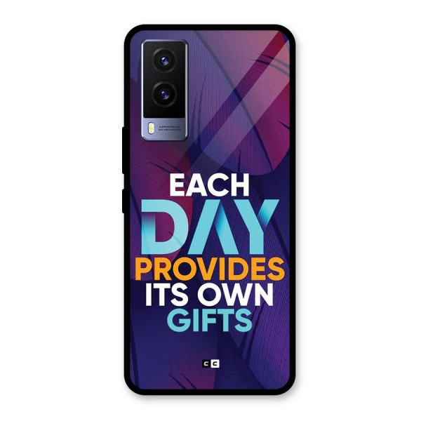 Its Own Gifts Glass Back Case for Vivo V21e 5G