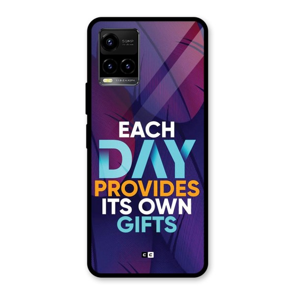 Its Own Gifts Glass Back Case for Vivo Y33s
