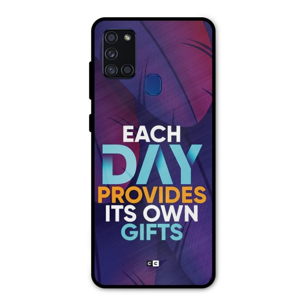 Its Own Gifts Metal Back Case for Galaxy A21s