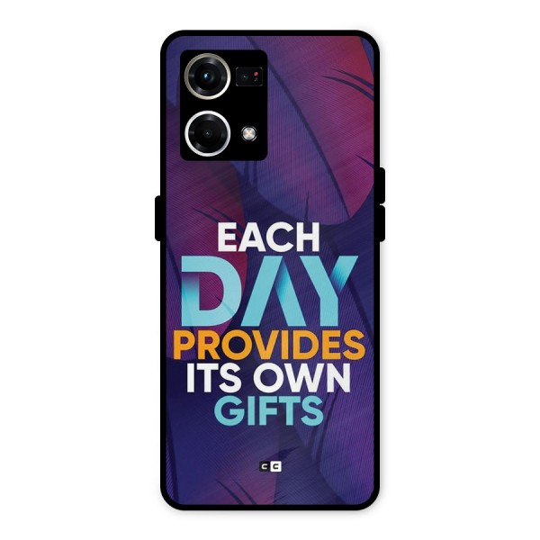 Its Own Gifts Metal Back Case for Oppo F21 Pro 4G
