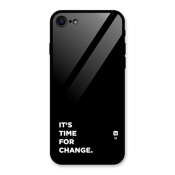 Its Time For Change Glass Back Case for iPhone SE 2022