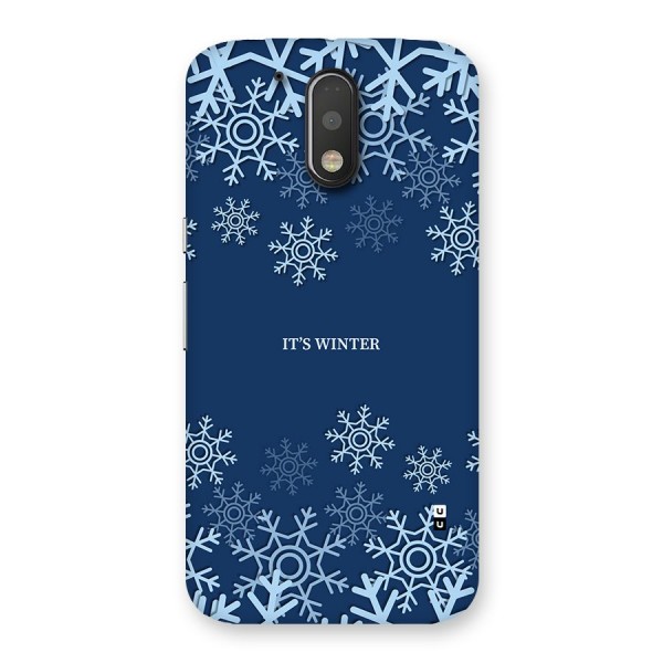 Its Winter Back Case for Moto G4 Plus