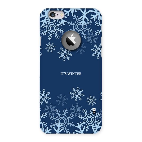 Its Winter Back Case for iPhone 6 Logo Cut