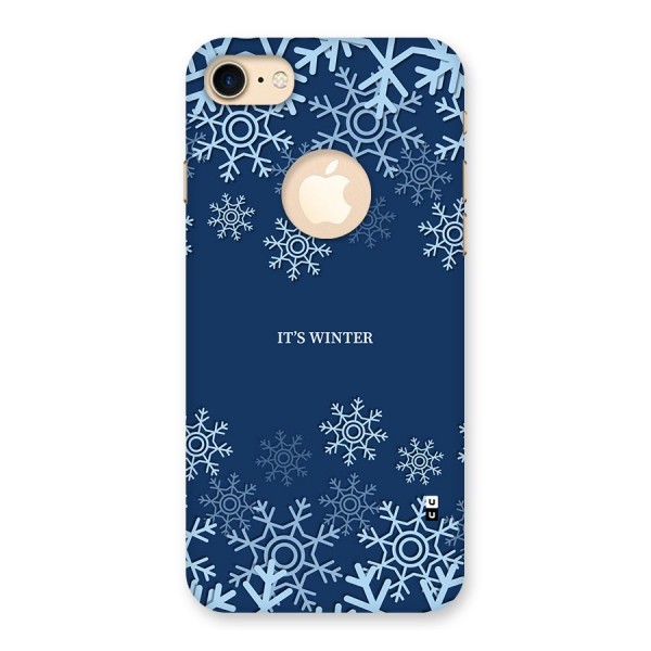 Its Winter Back Case for iPhone 7 Logo Cut