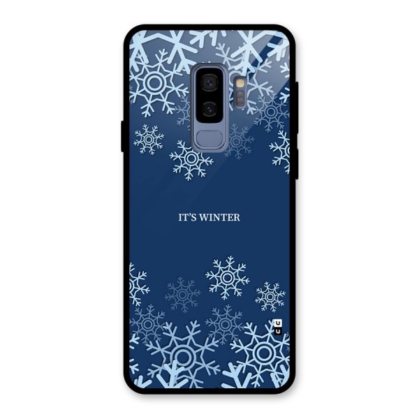 Its Winter Glass Back Case for Galaxy S9 Plus