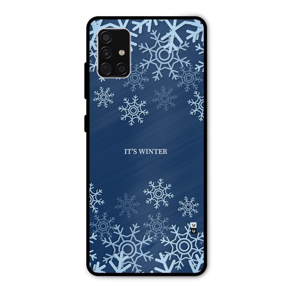 Its Winter Metal Back Case for Galaxy A51