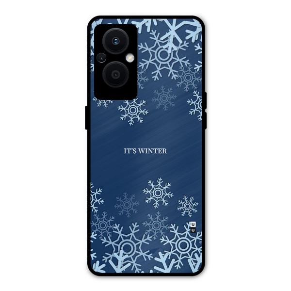 Its Winter Metal Back Case for Oppo F21s Pro 5G