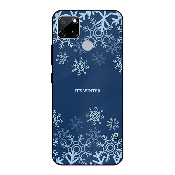 Its Winter Metal Back Case for Realme Narzo 30A
