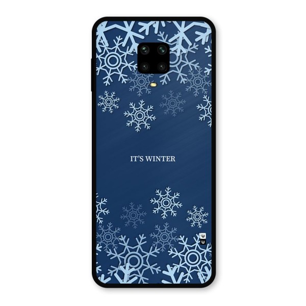 Its Winter Metal Back Case for Redmi Note 9 Pro Max