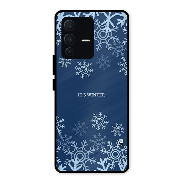 Its Winter Metal Back Case for Vivo V23 5G
