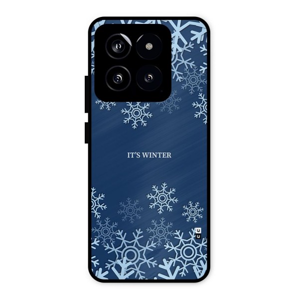 Its Winter Metal Back Case for Xiaomi 14