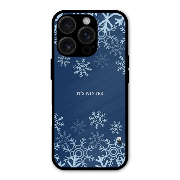 Its Winter Metal Back Case for iPhone 16 Pro