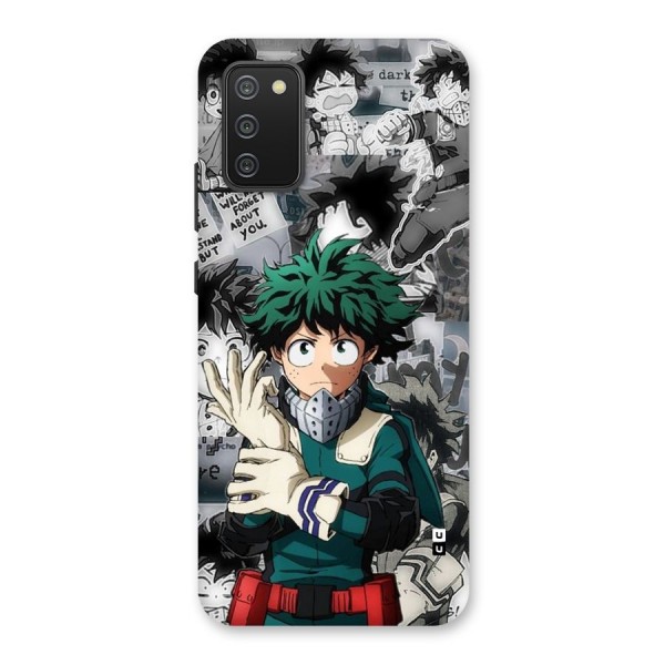 Izuku Midoriya Back Case for Galaxy M02s