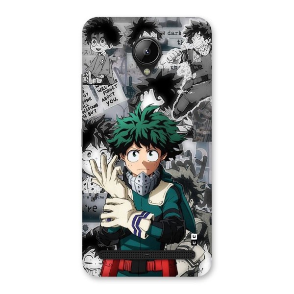 Izuku Midoriya Back Case for Lenovo C2