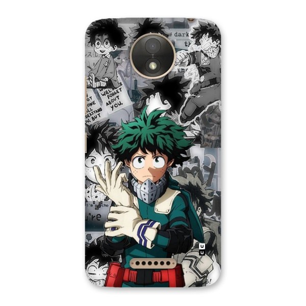 Izuku Midoriya Back Case for Moto C Plus