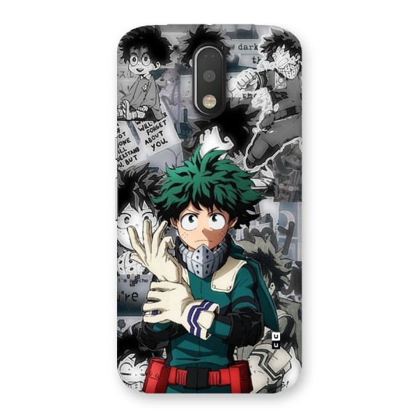 Izuku Midoriya Back Case for Moto G4 Plus