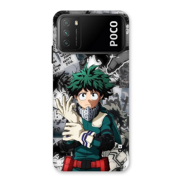 Izuku Midoriya Back Case for Poco M3