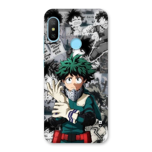 Izuku Midoriya Back Case for Redmi 6 Pro
