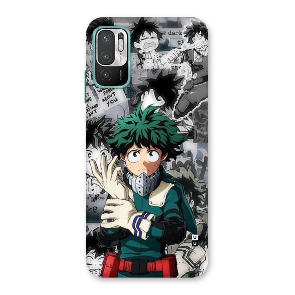 Izuku Midoriya Back Case for Redmi Note 10T 5G