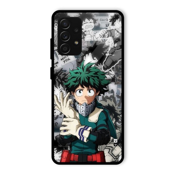 Izuku Midoriya Glass Back Case for Galaxy A53 5G