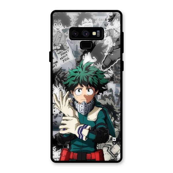 Izuku Midoriya Glass Back Case for Galaxy Note 9