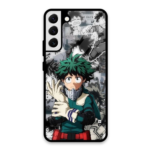 Izuku Midoriya Glass Back Case for Galaxy S22 Plus 5G