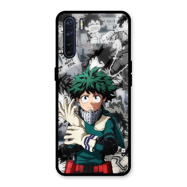 Izuku Midoriya Glass Back Case for Oppo F15