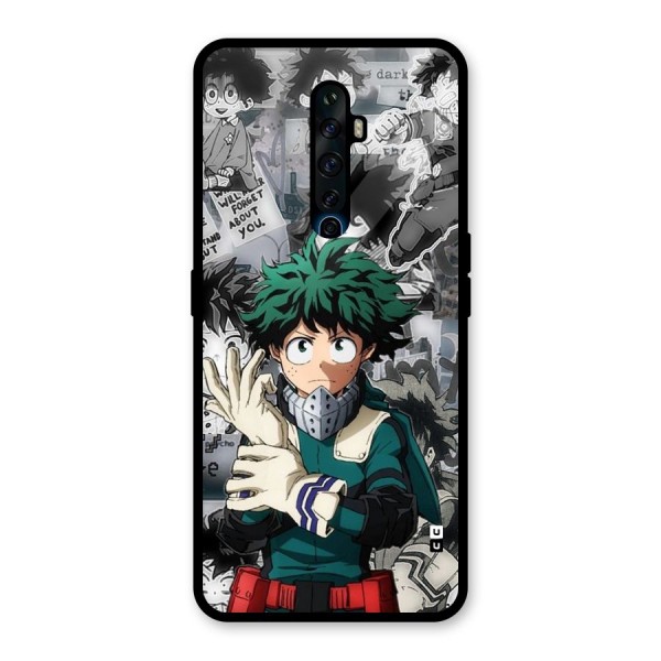 Izuku Midoriya Glass Back Case for Oppo Reno2 F