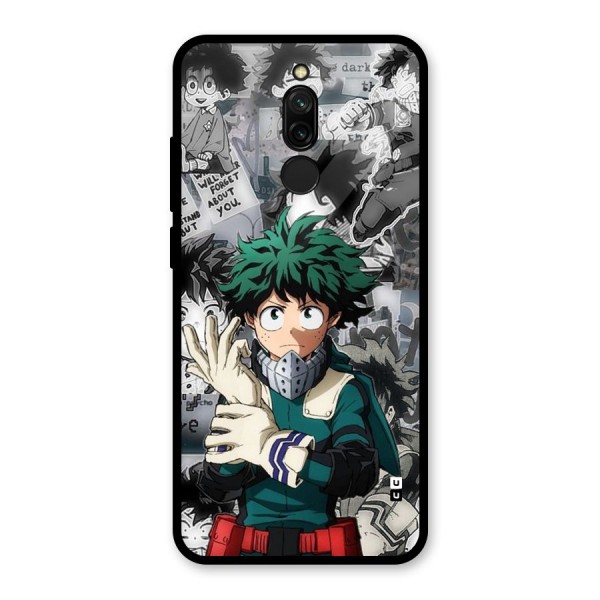 Izuku Midoriya Glass Back Case for Redmi 8