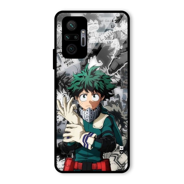 Izuku Midoriya Glass Back Case for Redmi Note 10 Pro Max