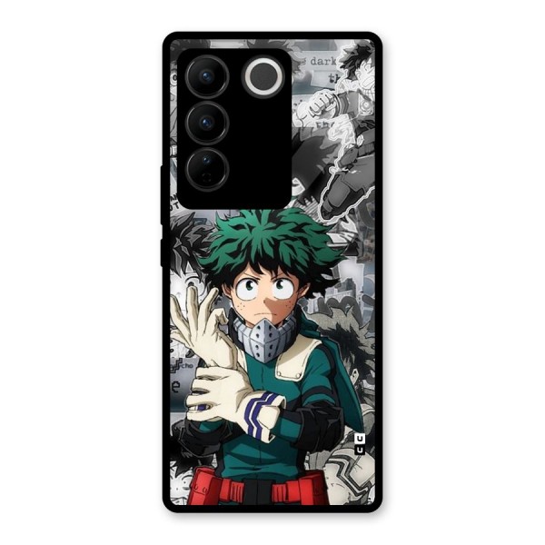Izuku Midoriya Glass Back Case for Vivo V27