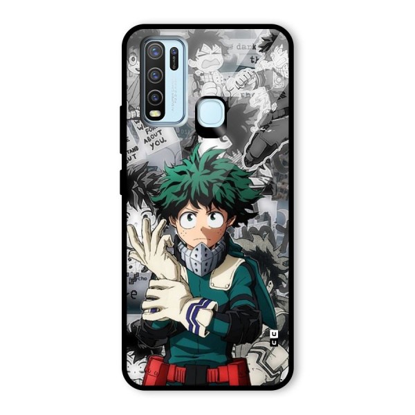 Izuku Midoriya Glass Back Case for Vivo Y30