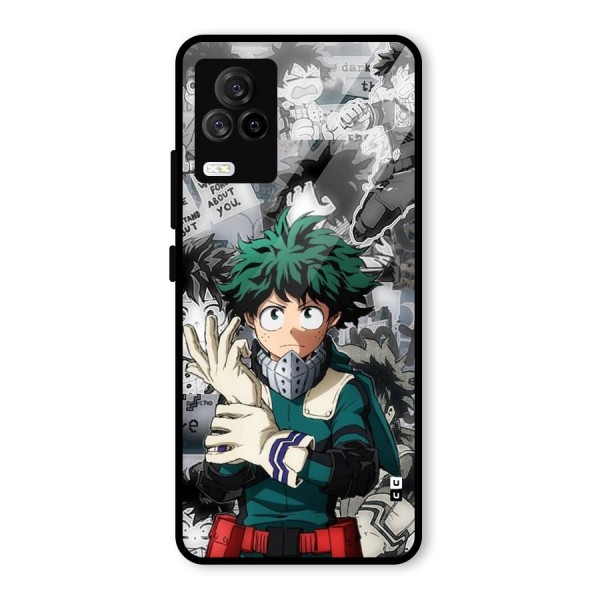 Izuku Midoriya Glass Back Case for Vivo iQOO 7 Legend 5G