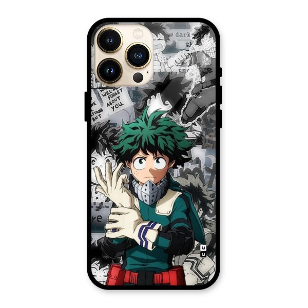 Izuku Midoriya Glass Back Case for iPhone 13 Pro Max