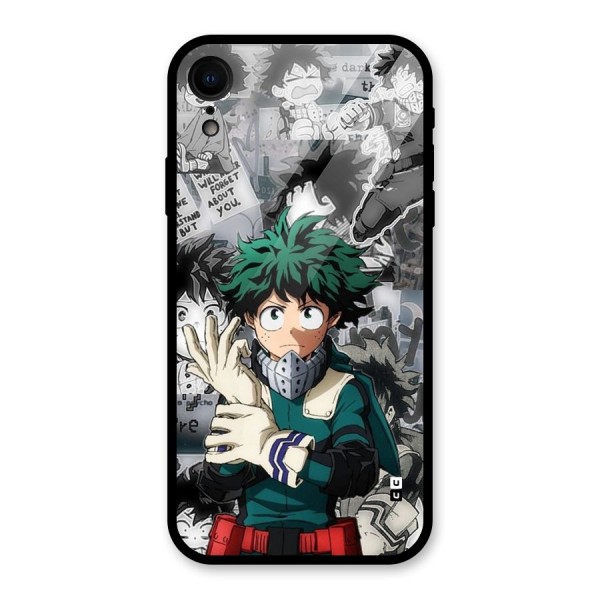 Izuku Midoriya Glass Back Case for iPhone XR