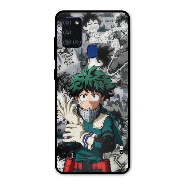 Izuku Midoriya Metal Back Case for Galaxy A21s